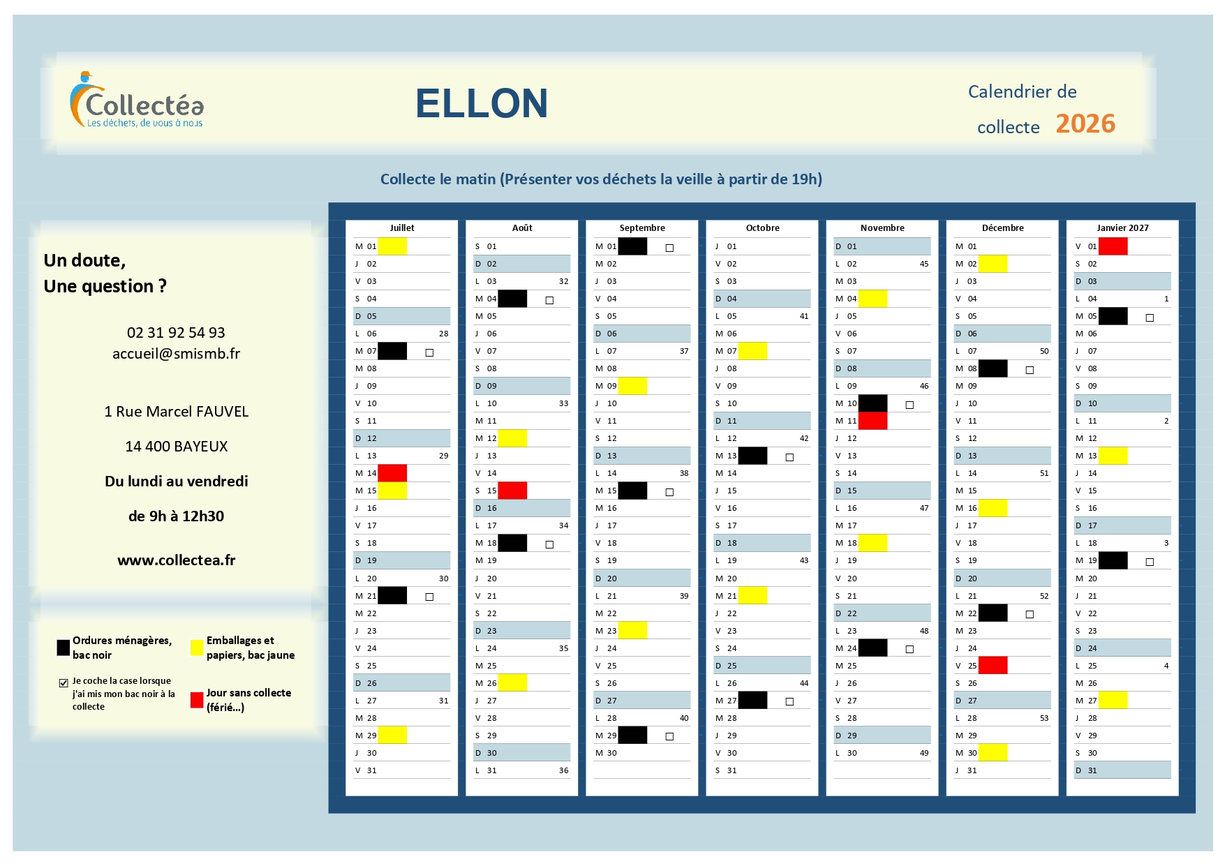 Calendrier ellon 2026 page 0002